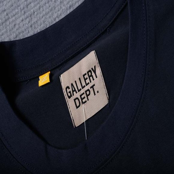 Gallery Dept. x Lanvin Paint Print Letter Logo Short Sleeve Black - Picture 3 of 13